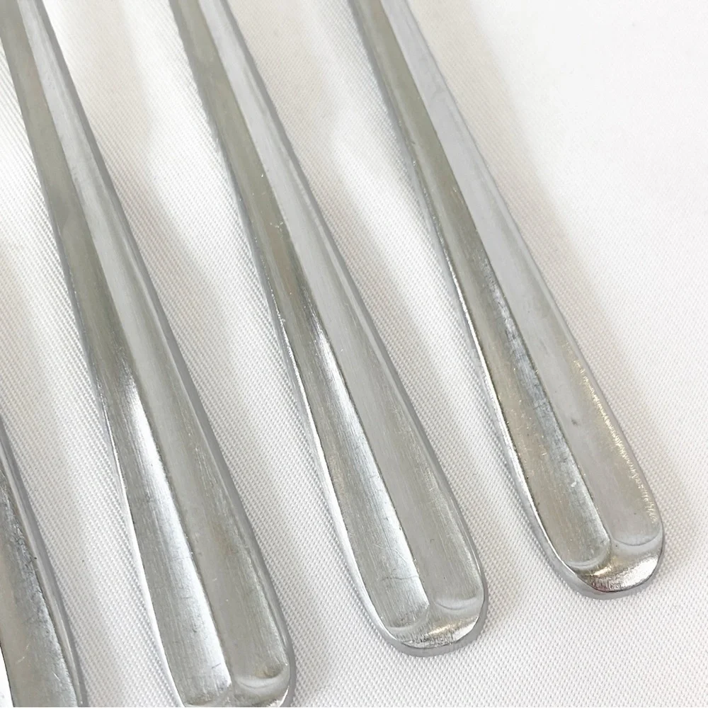 Supreme Cutlery Vintage Stainless Japan Flatware Cocktail/Seafood Forks Lot Of 7